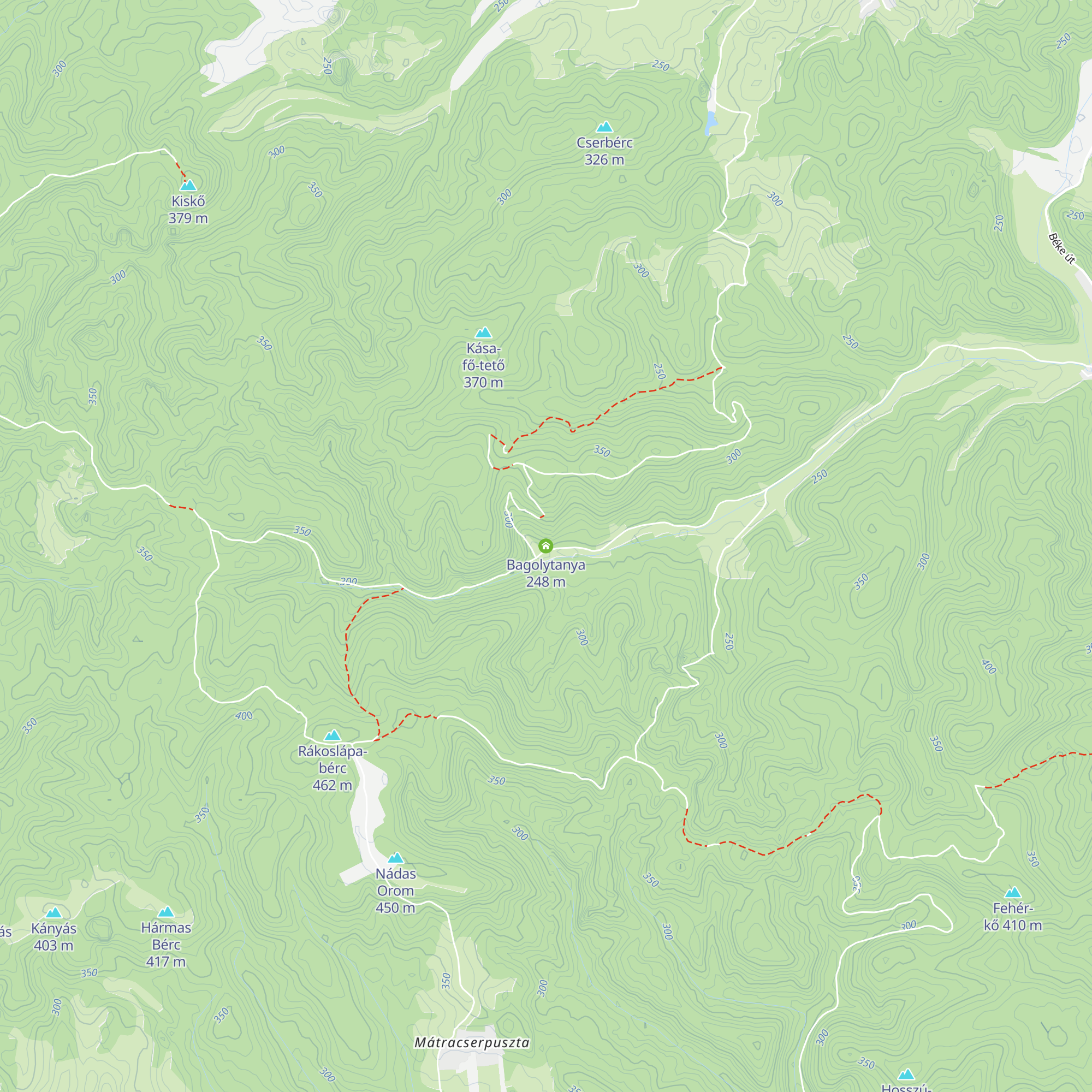 Bagolytanya map