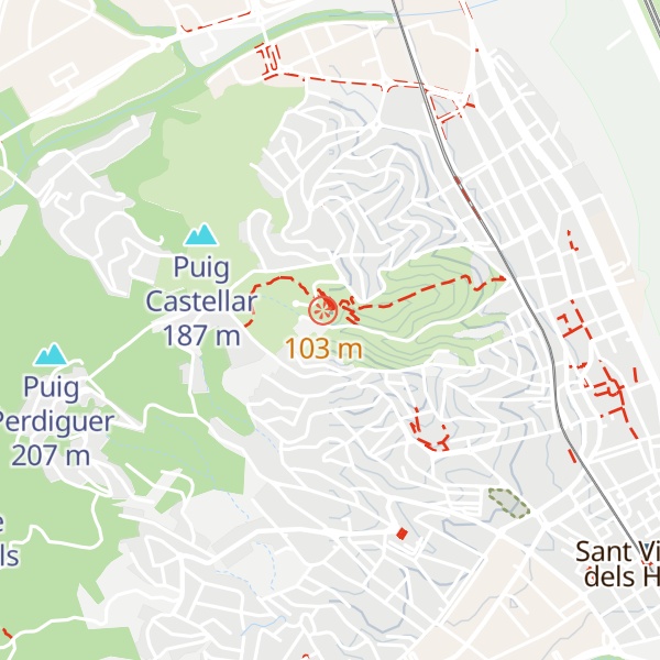 Map of Refugi climàtic Parc del Pi Gros