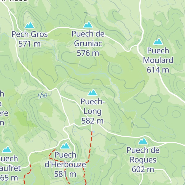 Map of Puech-Long