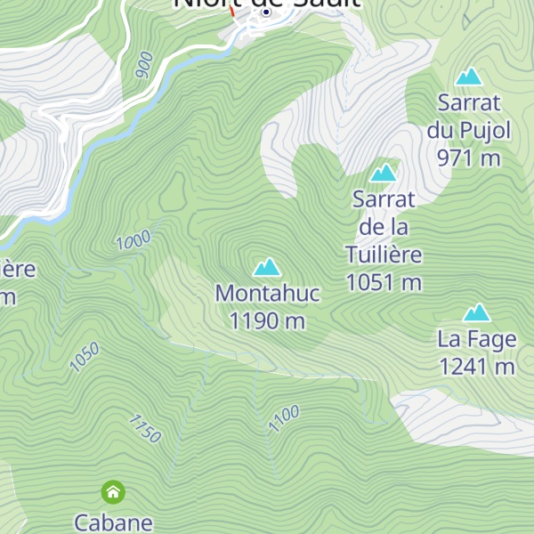 Map of Montahuc