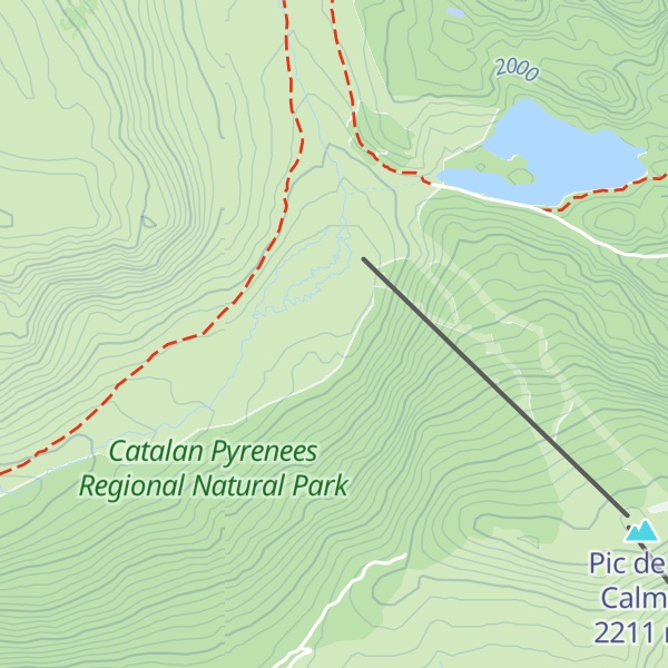 Map of Refuge de la Calme nord