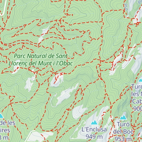 Map of Bust d'en Clavé