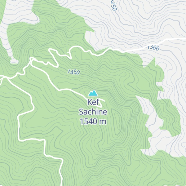 Map of Kef Sachine