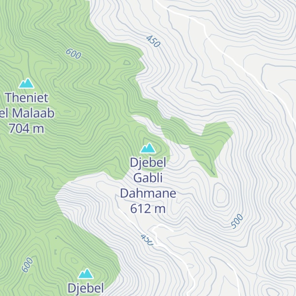Map of Djebel Gabli Dahmane
