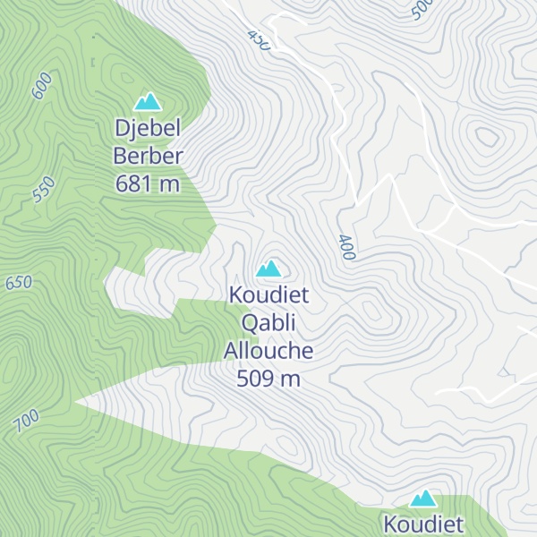 Map of Koudiet Qabli Allouche