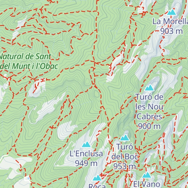 Map of El Paller Roig