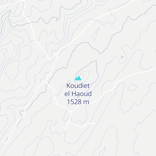 Map of Koudiet el Haoud