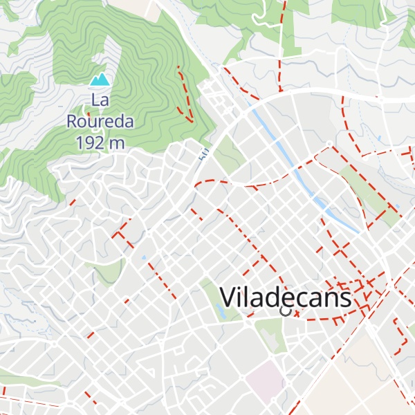 Map of Refugi climàtic Casal de Barri Montserratina