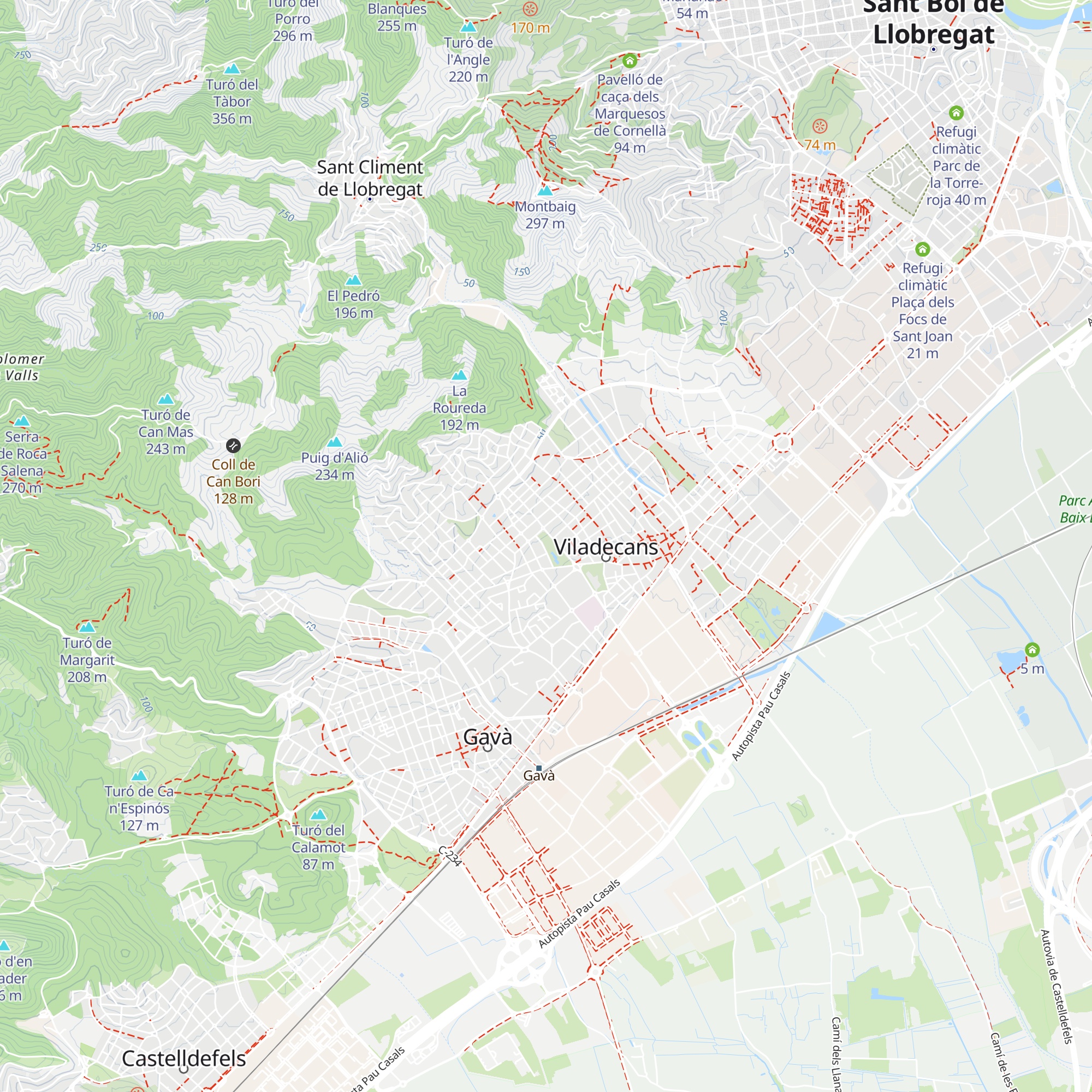 Refugi climàtic Parc de Torrent Ballester map