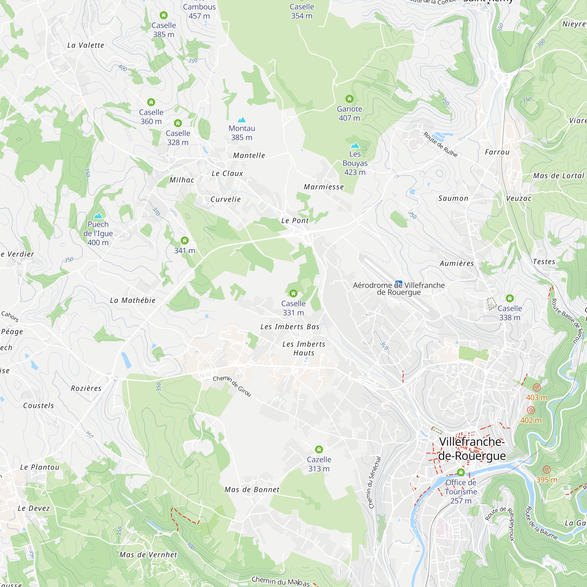 Caselle map