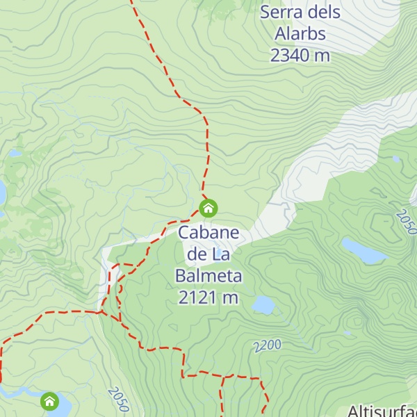 Map of Cabane de La Balmeta