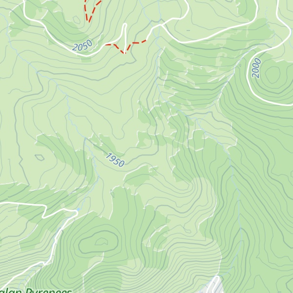 Map of Refuge de Llobins