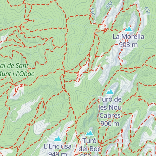 Map of El Bolet dels Òbits