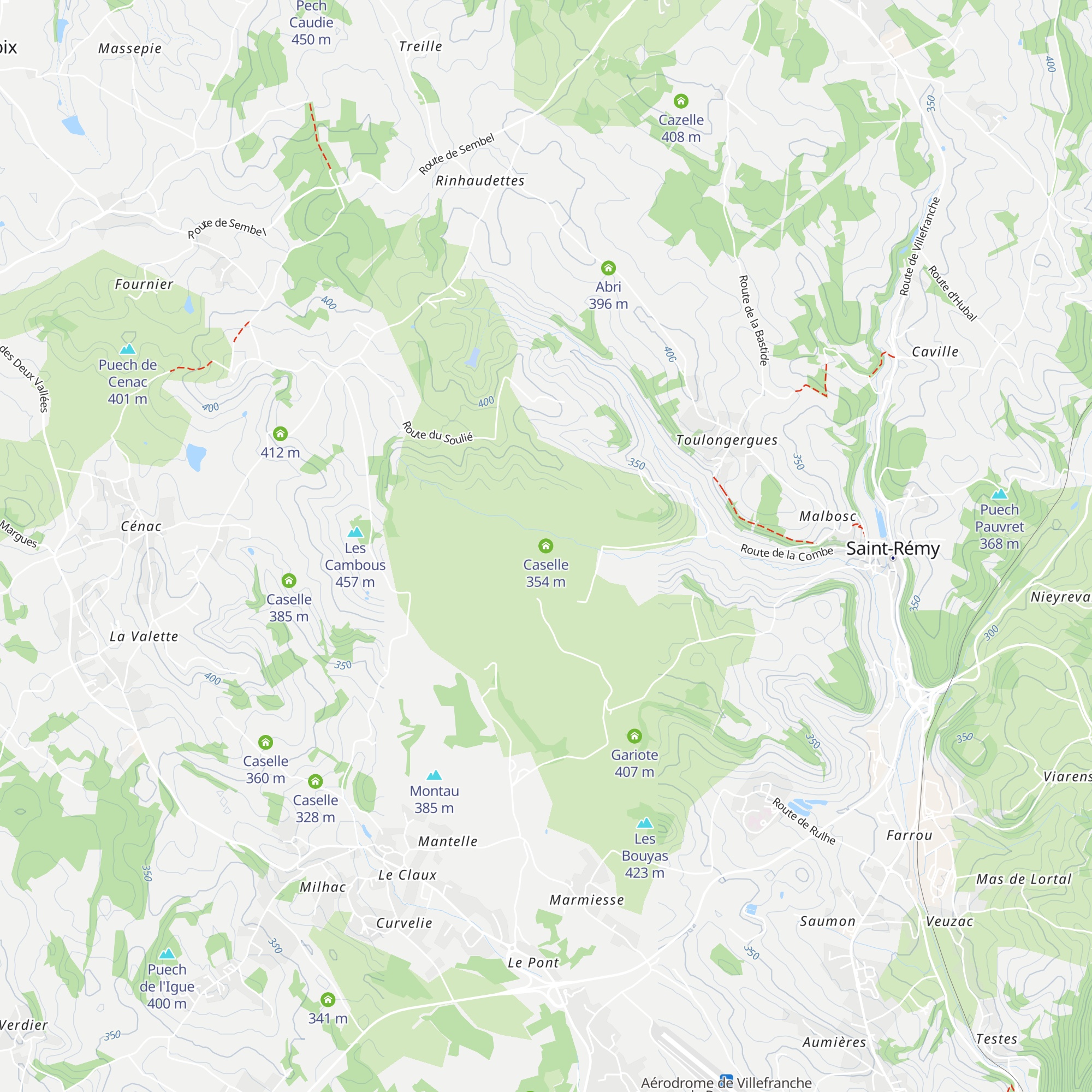 Caselle map