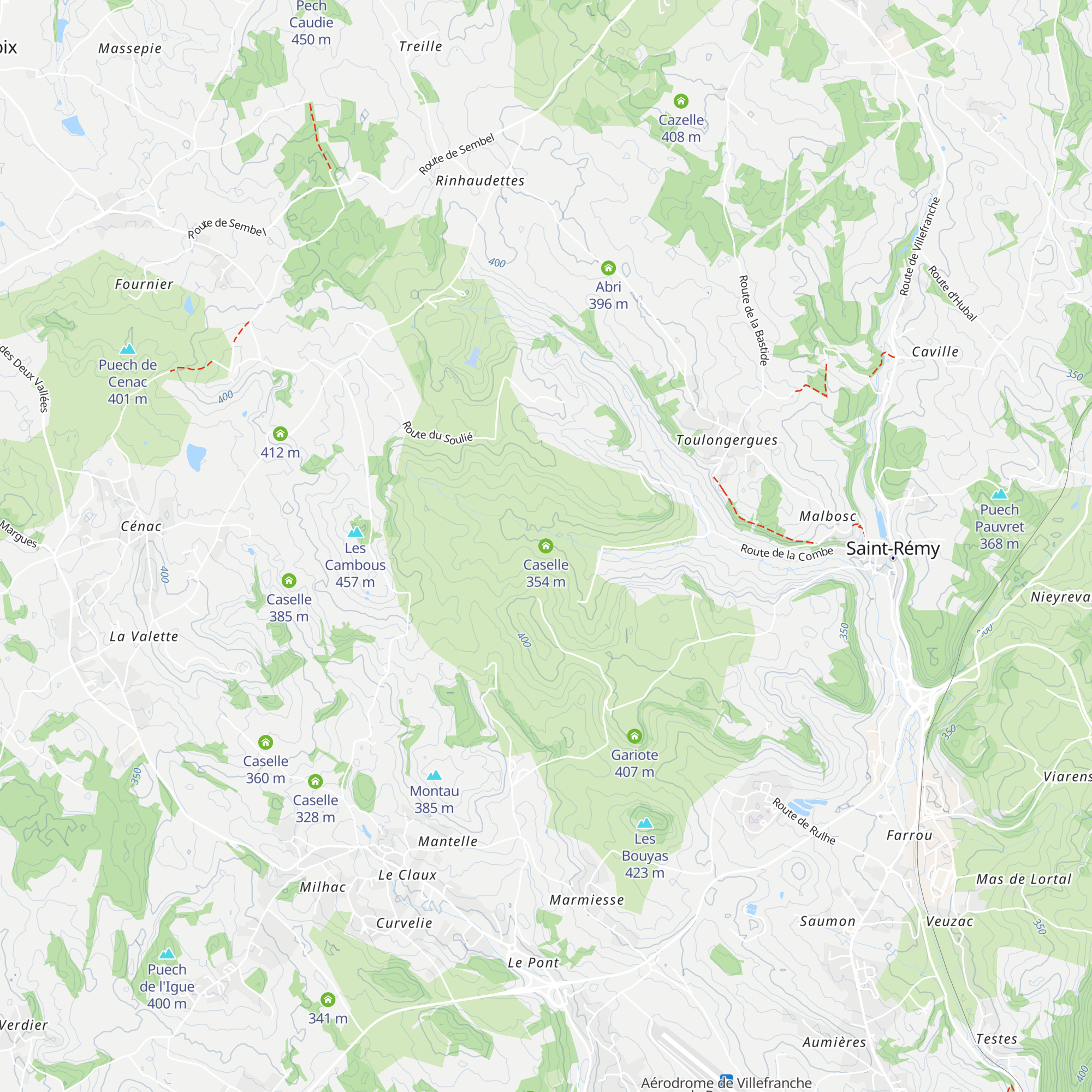 Caselle map