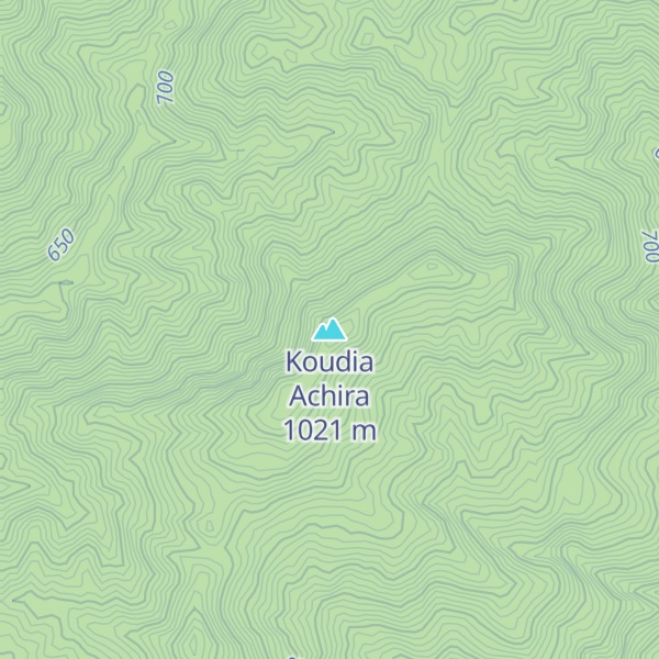 Map of Koudia Achira