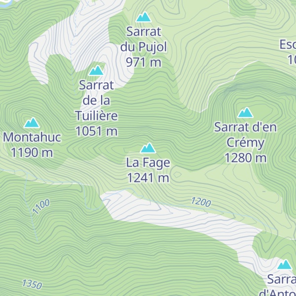 Map of La Fage