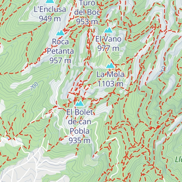 Map of Punta d'en Serreta