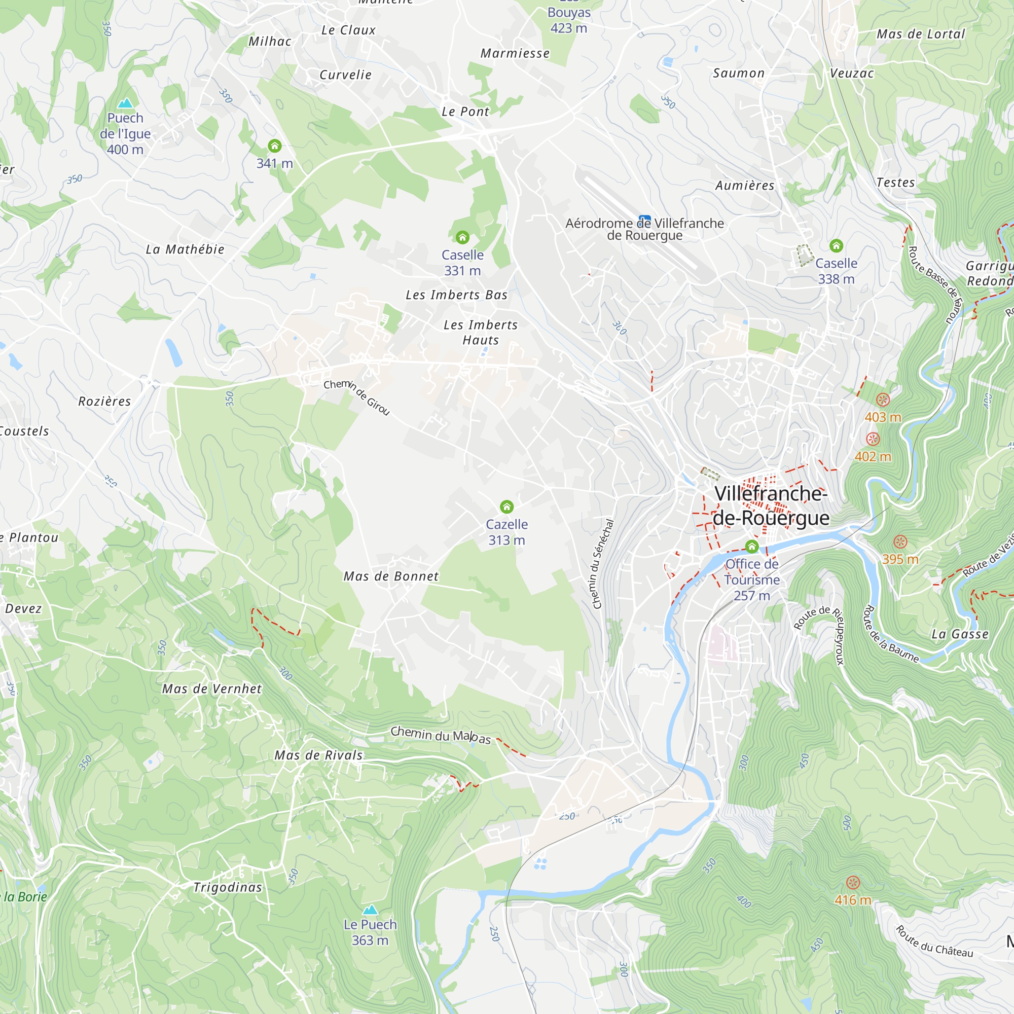 Cazelle map