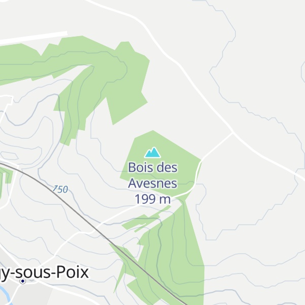 Map of Bois des Avesnes