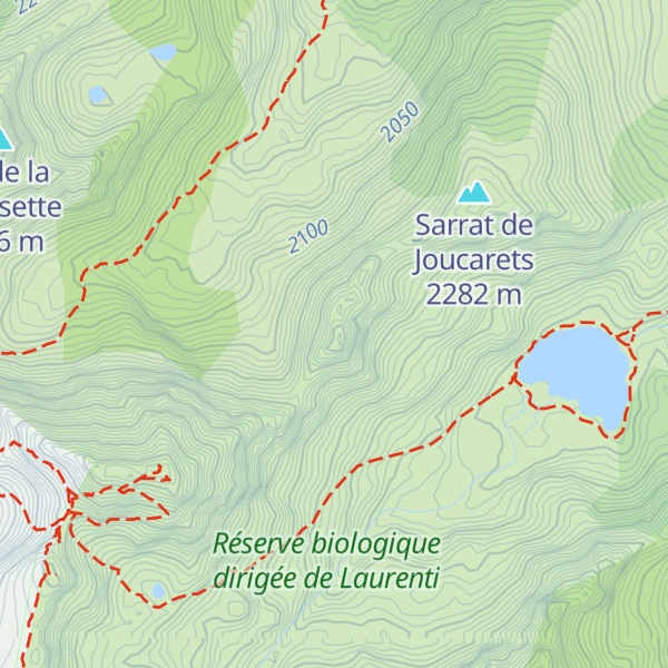 Map of Pic de Joucarets