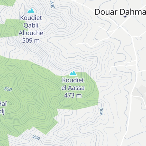 Map of Koudiet el Aassa