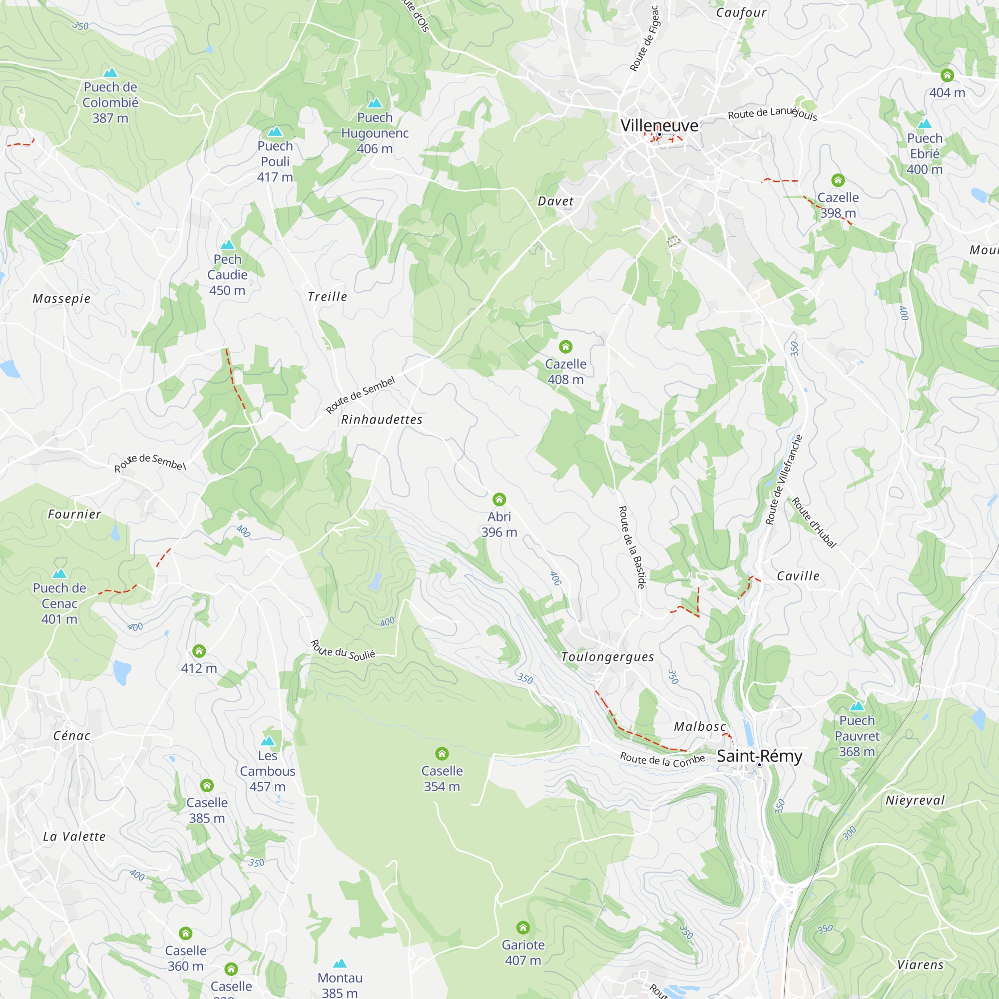 Abri map