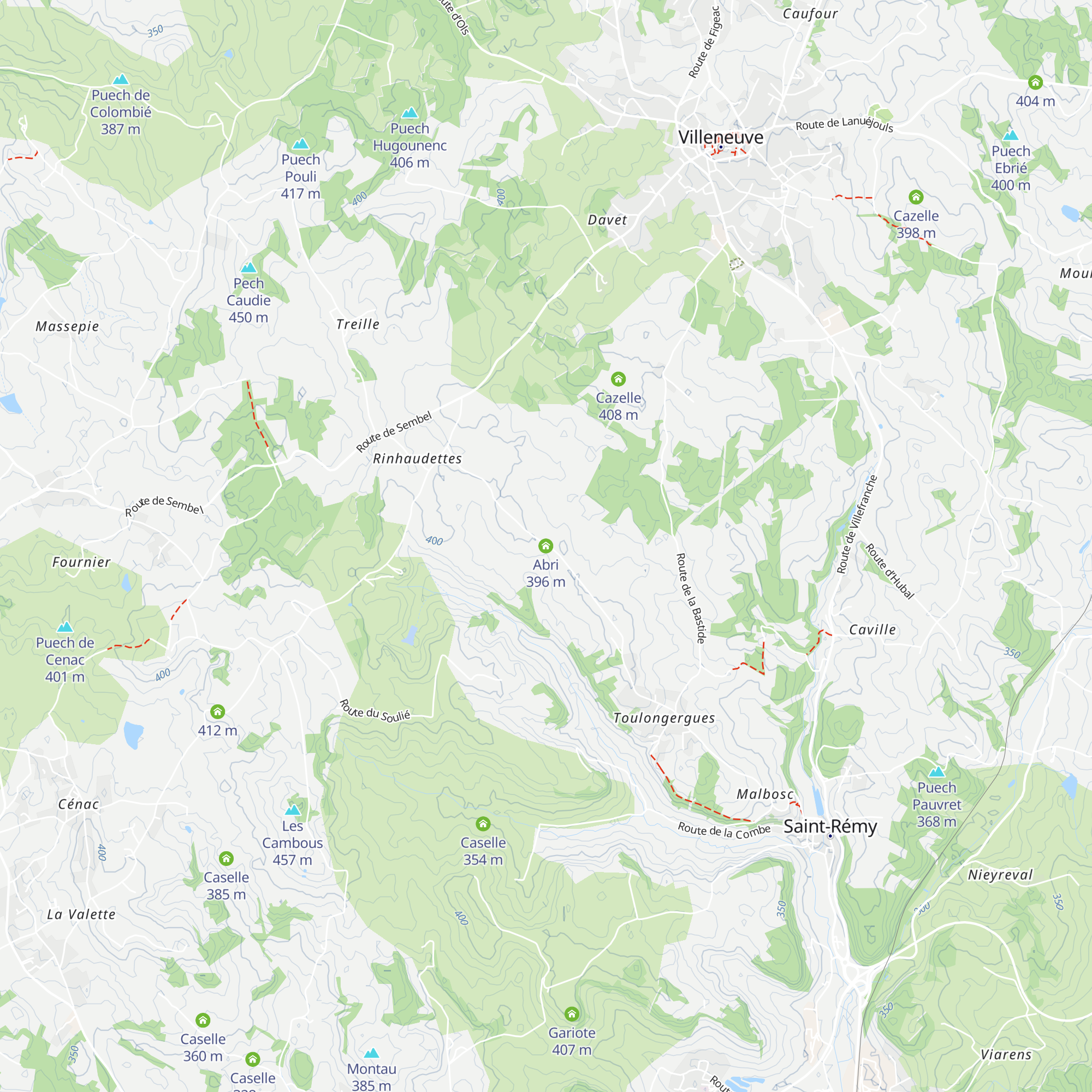 Abri map