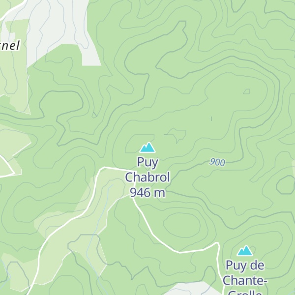 Map of Puy Chabrol