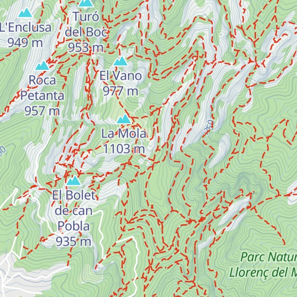 Map of El Balcó