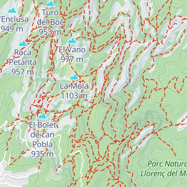 Map of Roc Colom