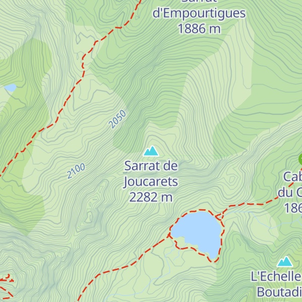 Map of Sarrat de Joucarets