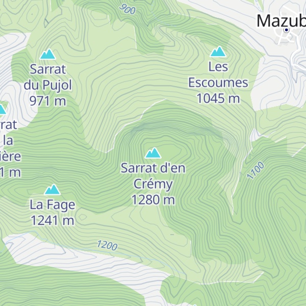 Map of Sarrat d'en Crémy