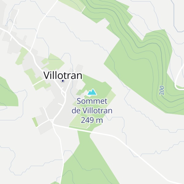 Map of Sommet de Villotran