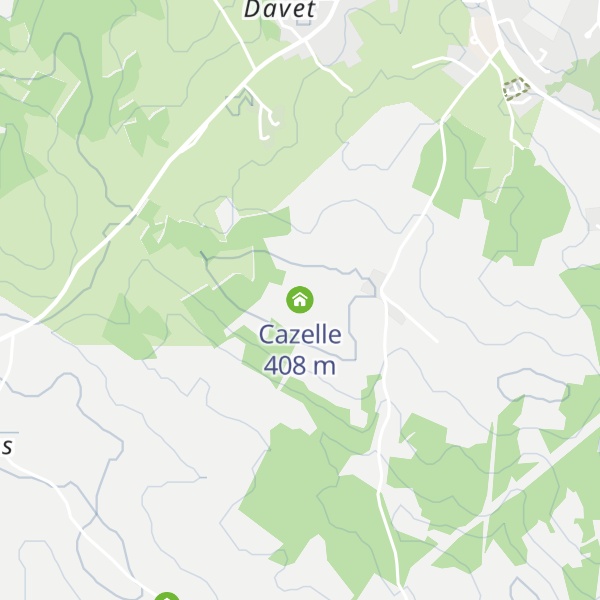 Map of Cazelle
