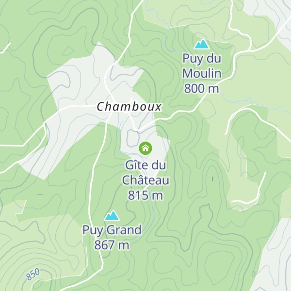 Map of Gîte Maison du Berger