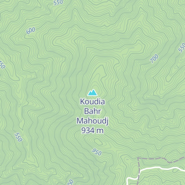 Map of Koudia Bahr Mahoudj