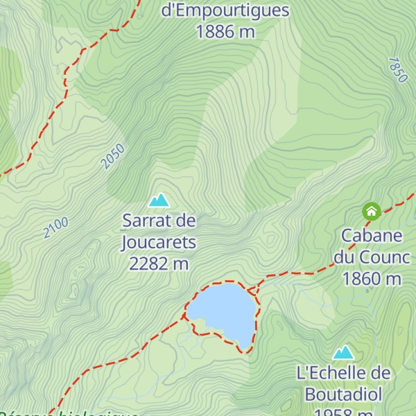 Map of Rocs de Fronteils