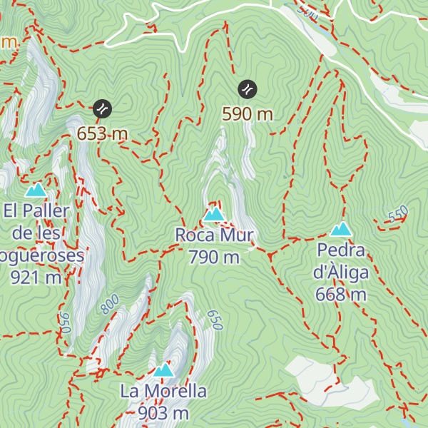 Map of Roca Mur
