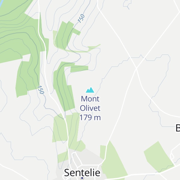 Map of Mont Olivet