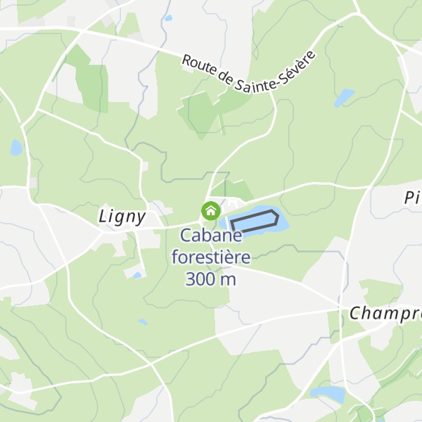 Map of Cabane forestière