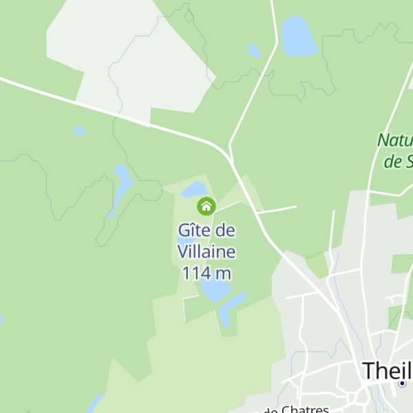 Map of Gîte de Villaine