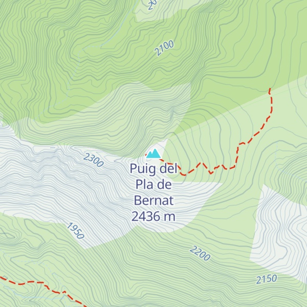 Map of Puig del Pla de Bernat