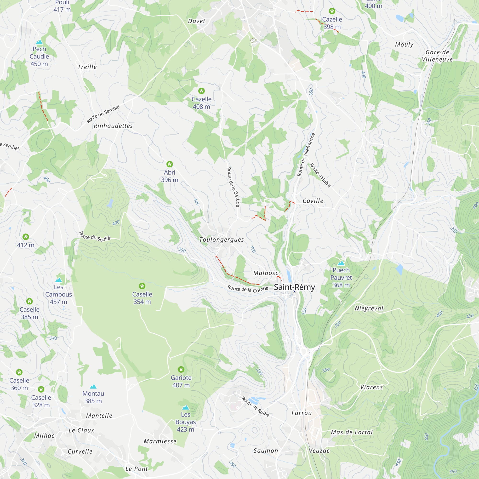 Cazelle map