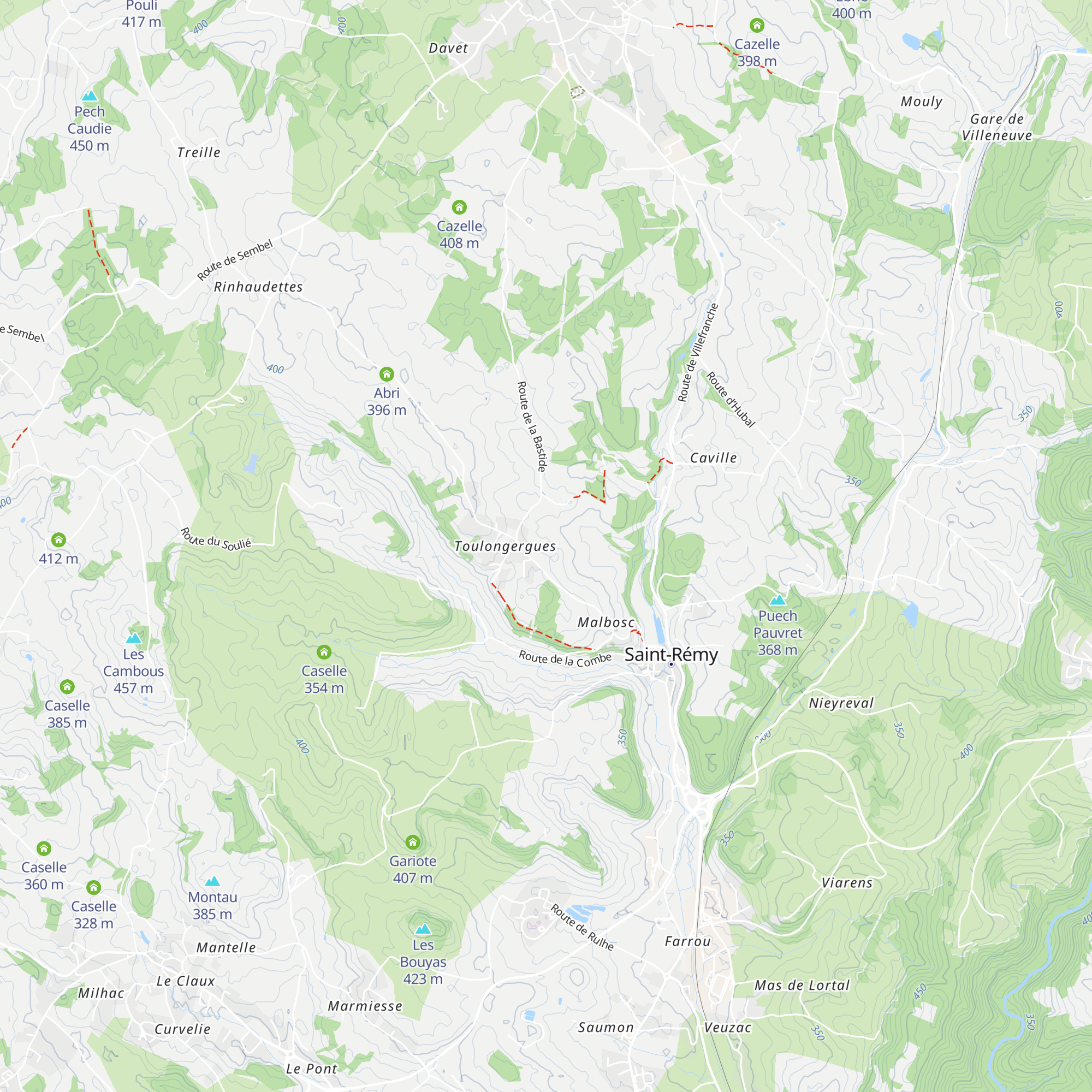 Cazelle map
