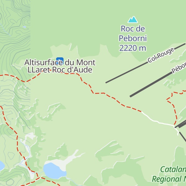 Map of Mont Llaret