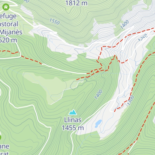 Map of Refuge Pastoral du Riou Pla