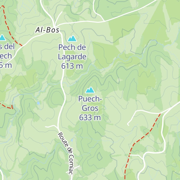 Map of Puech-Gros