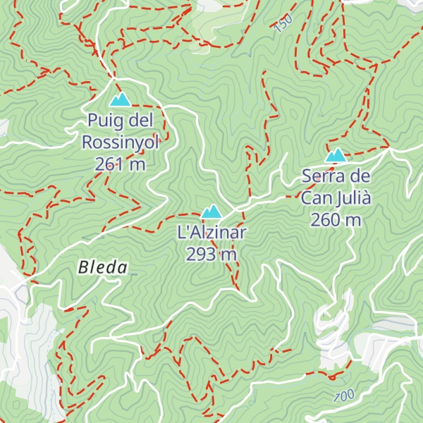 Map of L'Alzinar