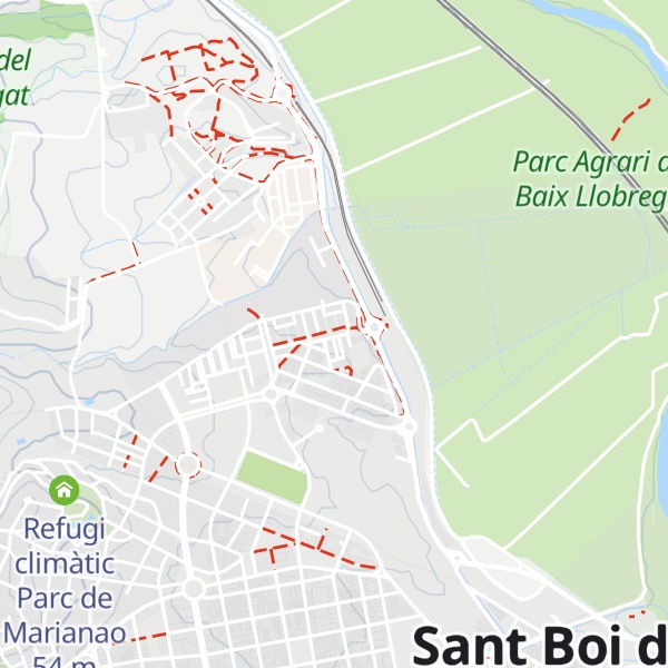 Map of Refugi climàtic Biblioteca Maria Aurèlia Capmany
